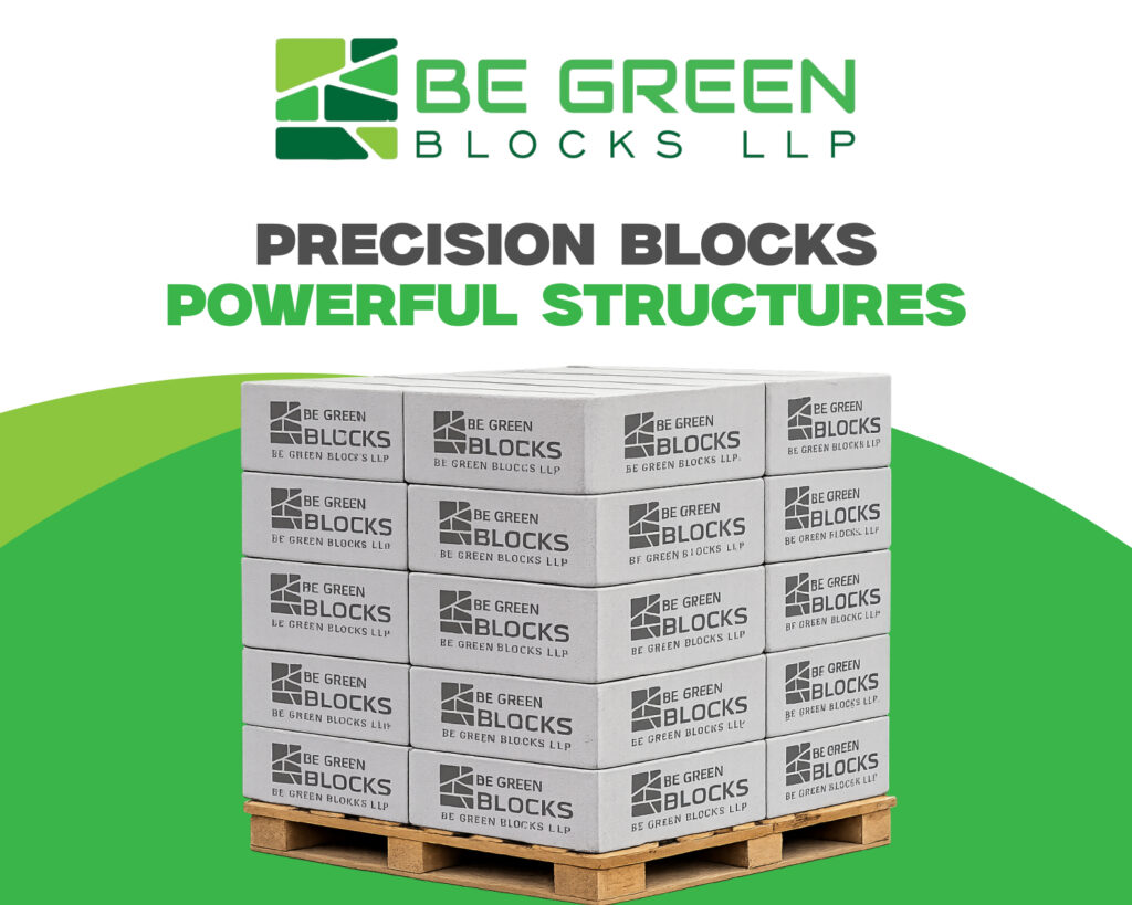 Be Green Blocks precision building blocks for construction